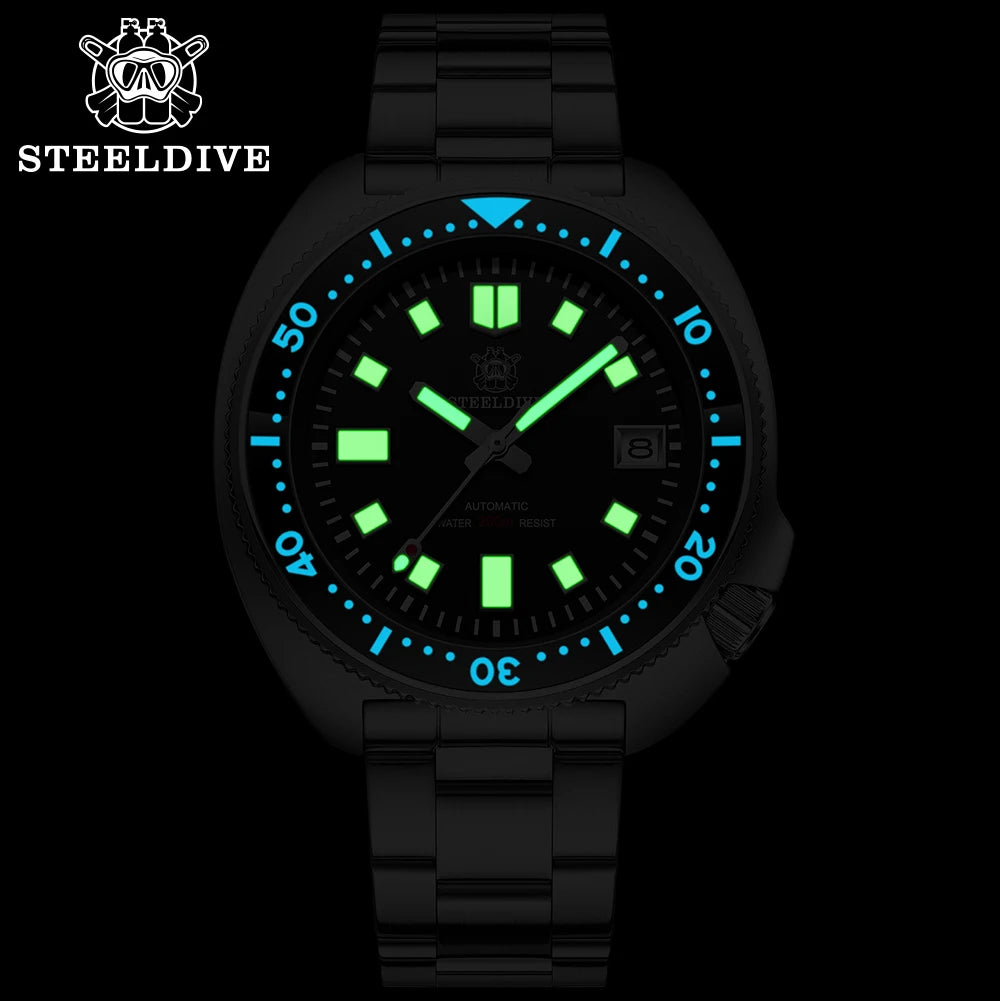 2020 New Arrival SD1970 Steeldive Brand Mens Automatic Watch NH35 Dive Watch